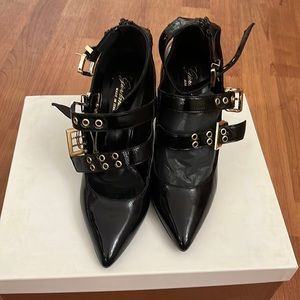 Brand new giordana buckle strap heels